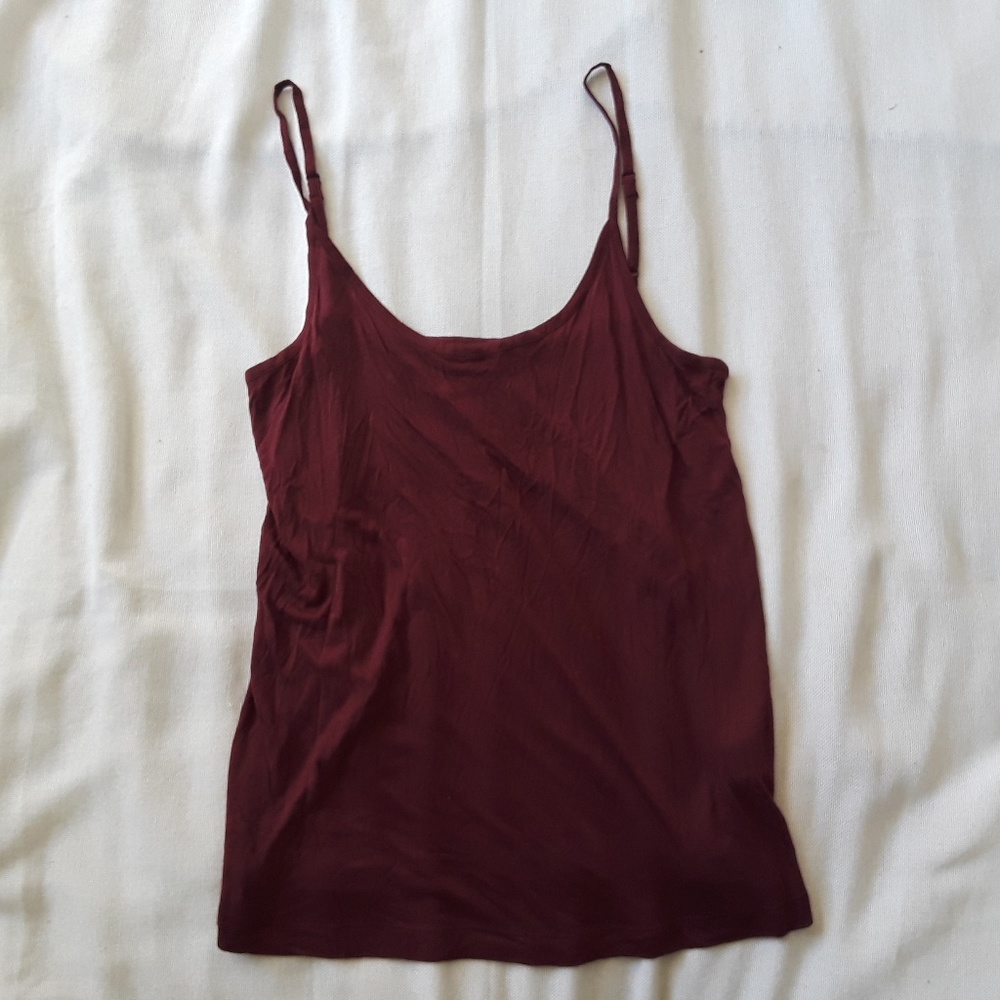 {Kyla Seo} Adjustable Spaghetti Strap Tank Top S
